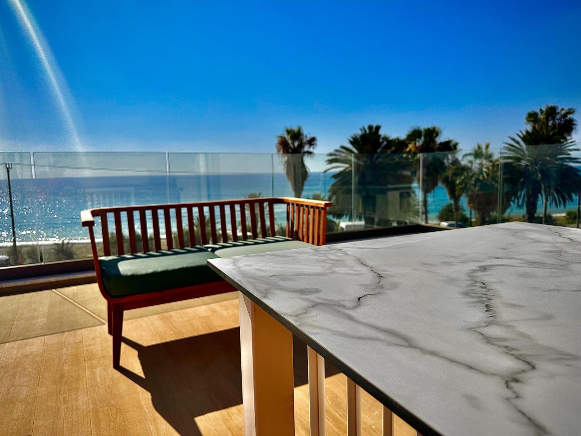 Santa Barbara Seafront Villas W Jacuzzi Pool Paphos Exterior foto